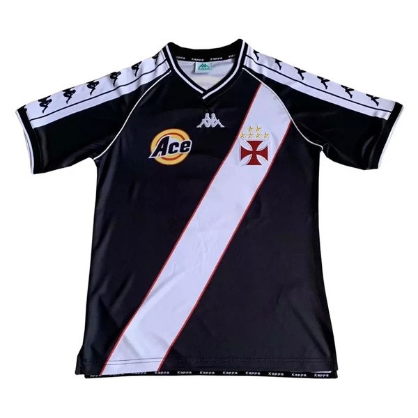 Tailandia Camiseta Vasco da Gama Segunda equipo Retro 1999 2000 Negro